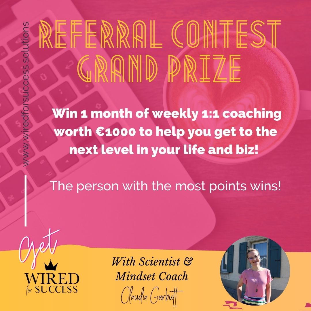 ReferralContest4 Wired For Success Podcast Grand Prize