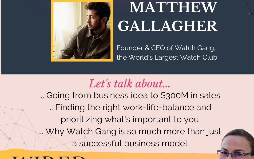 Business Success & Making the Most of Your Time with Matthew Gallagher | Episode #94