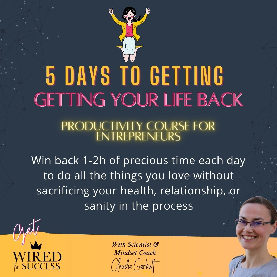 5 Days to Getting Your Life Back - Instagram Posts