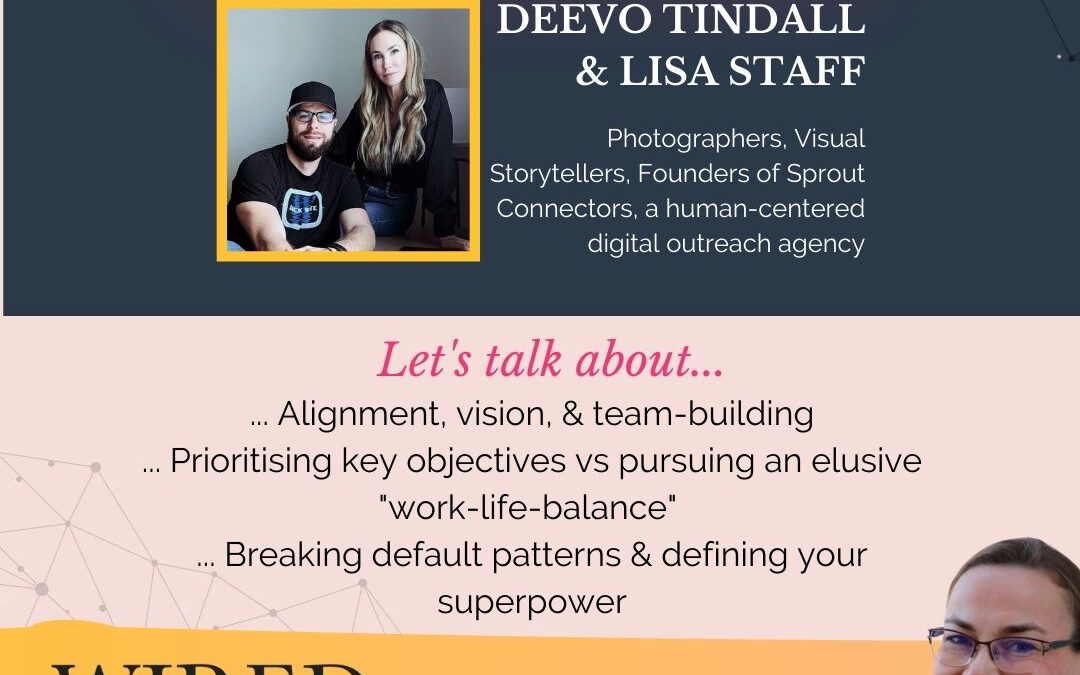 Wired For Success Podcast Episode #70: Visual Storytelling & Adding Value with Deevo Tindall & Lisa Staff